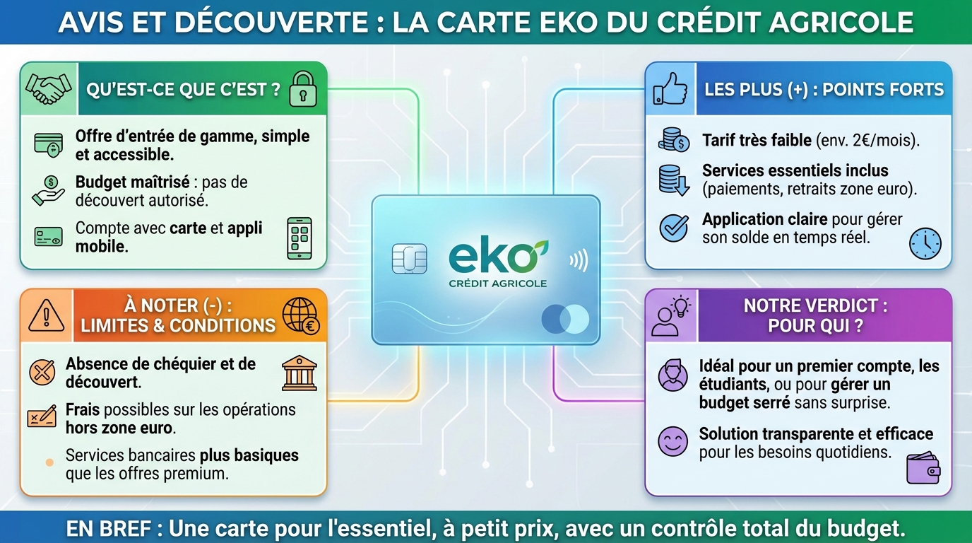 Avantages de la carte Eko