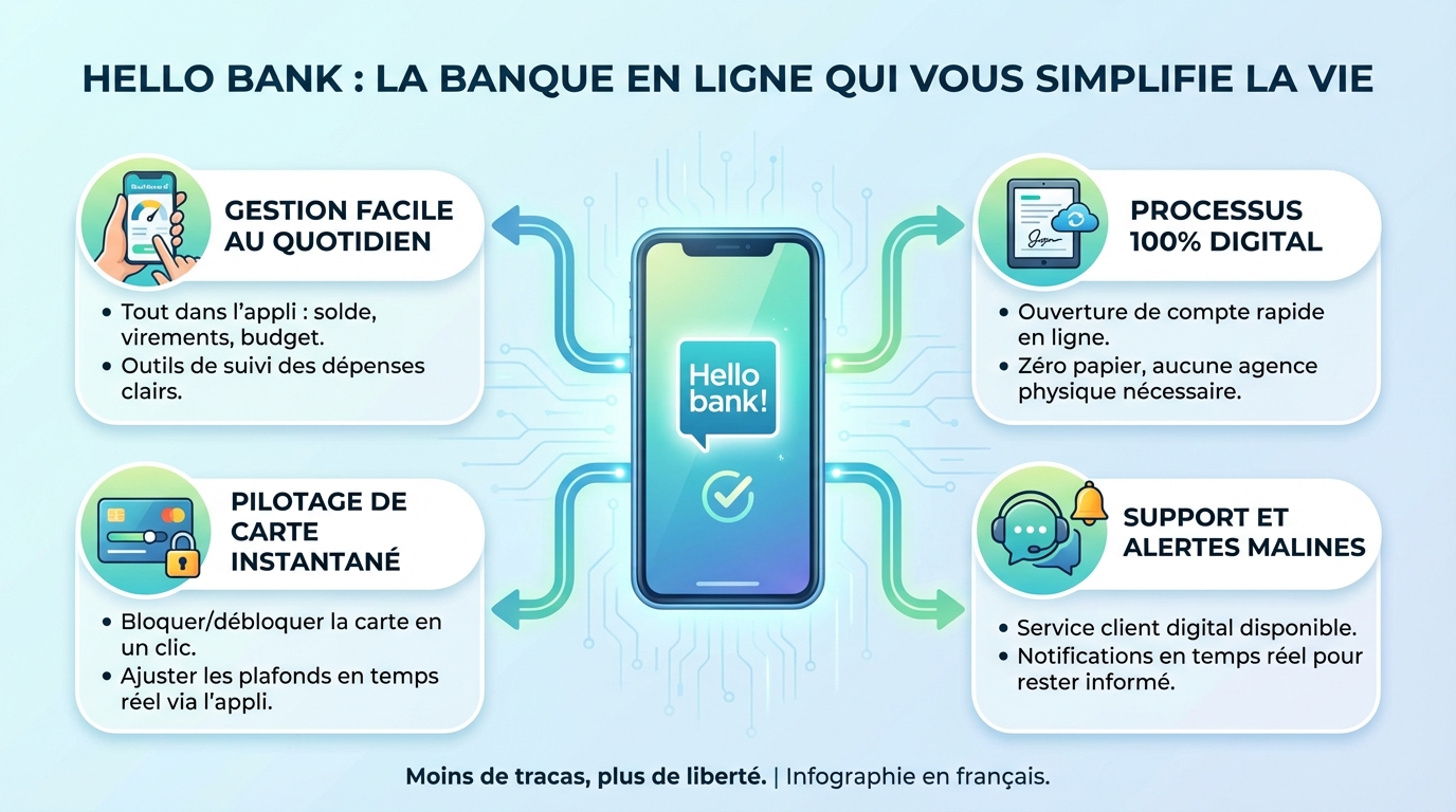 Comparaison avec d'autres banques en ligne