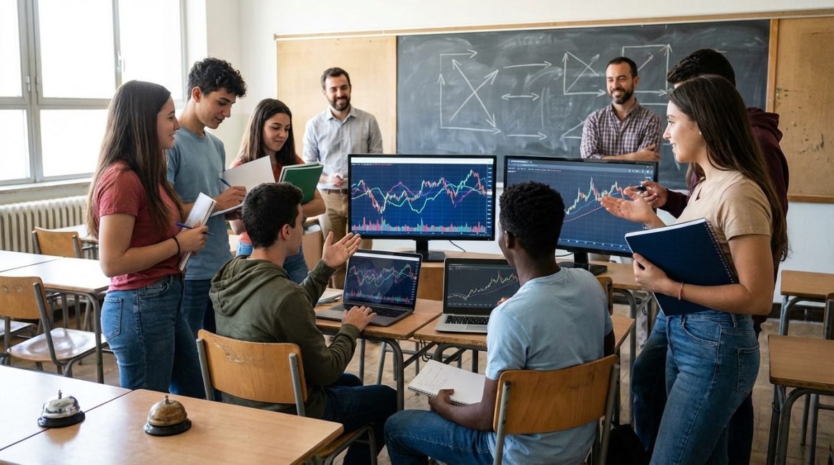 Comment réaliser une simulation de bourse au lycée ?