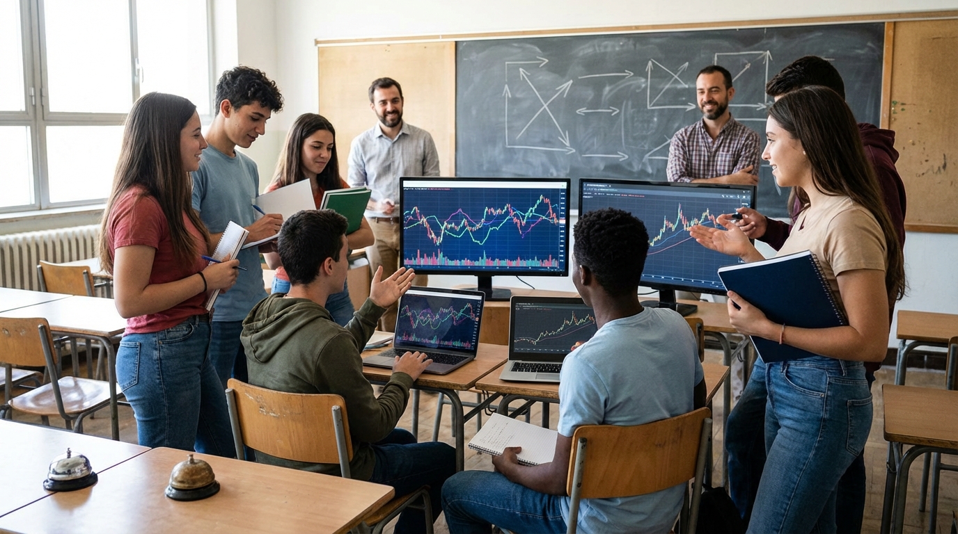 Comment réaliser une simulation de bourse au lycée ?