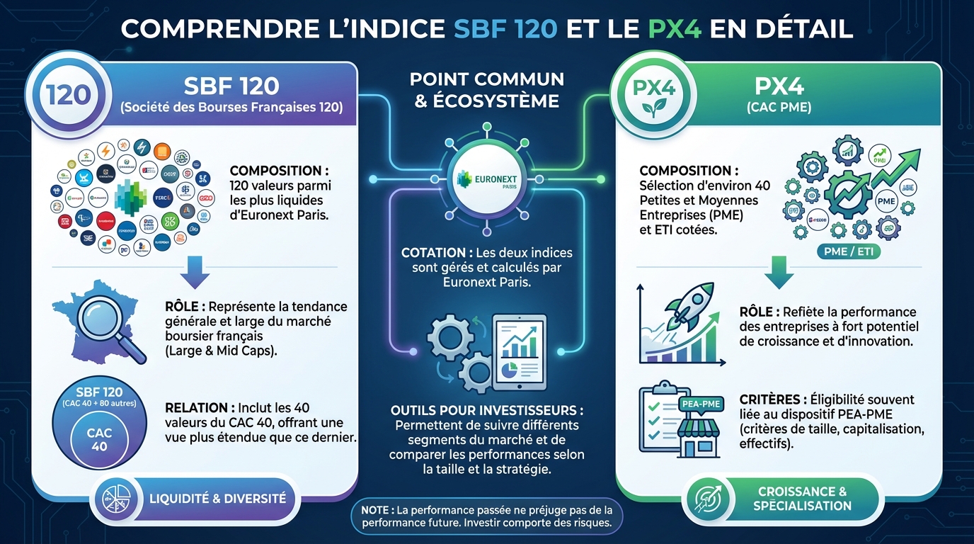 Comprendre l'indice SBF 120 et le PX4 en détail 1 Comment fonctionne le PX4 ?