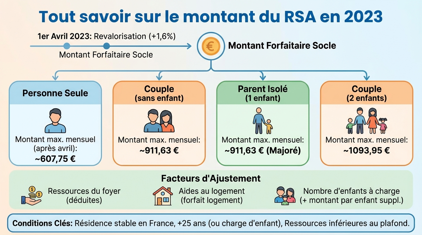 Tout savoir sur le montant du RSA en 2023 1 Conditions d'éligibilité au RSA