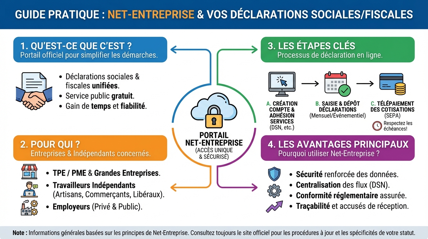 Les avantages de net entreprise