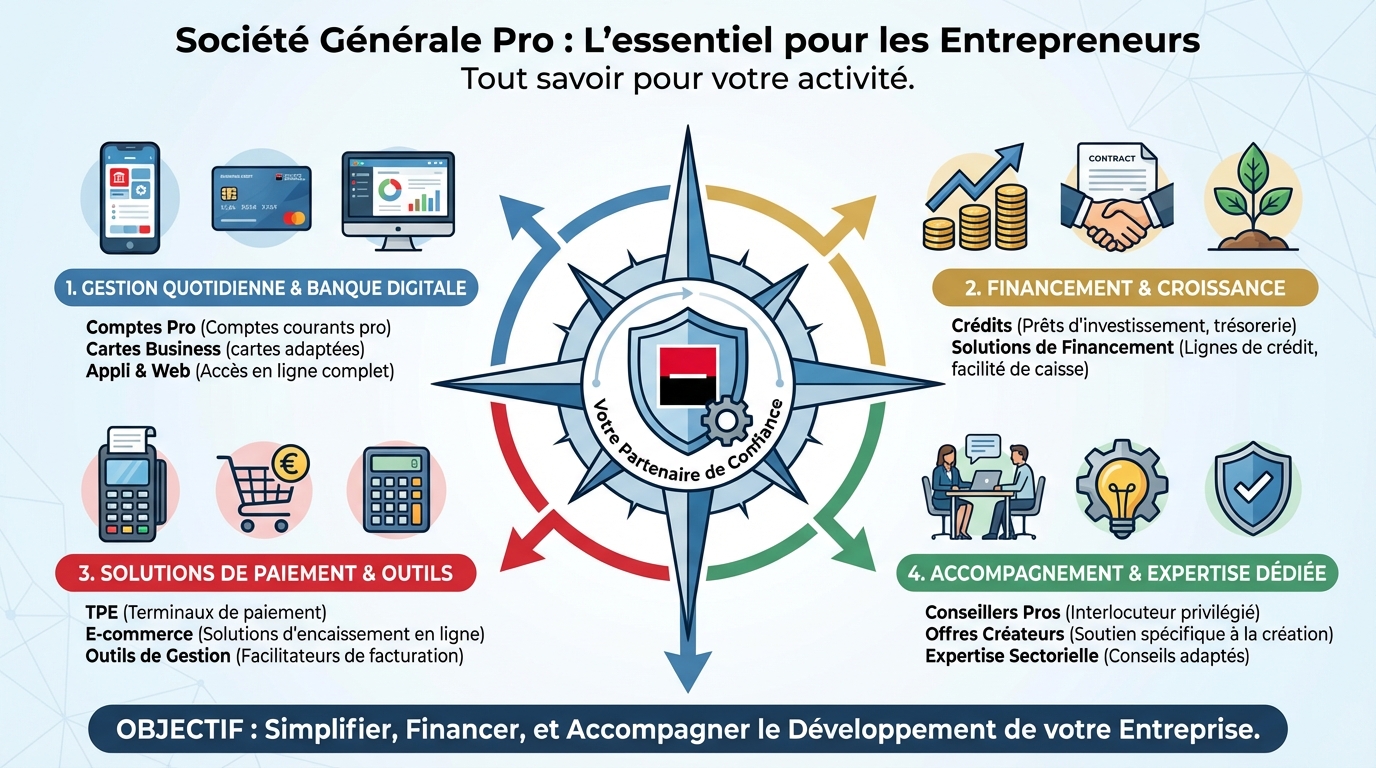 Les offres de Société Générale pour les professionnels