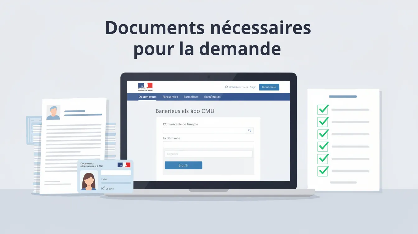 Comment faire une demande de CMU en ligne facilement 1 Documents nécessaires pour la demande
