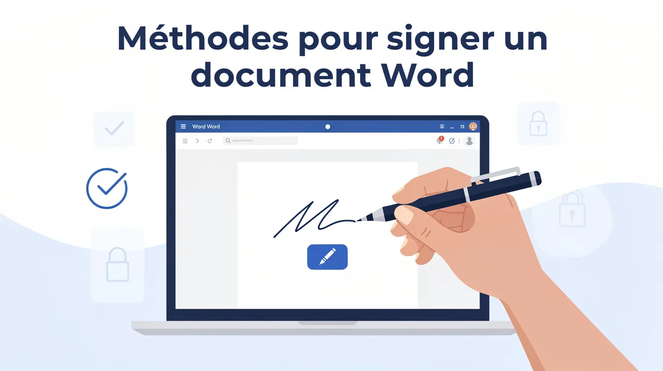 Comment signer un document word facilement 1 Méthodes pour signer un document Word
