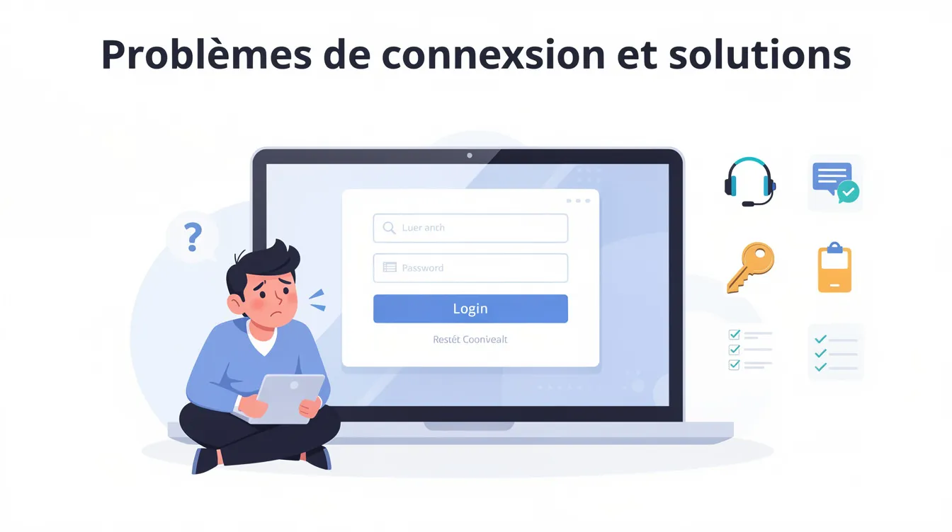 Problèmes de connexion et solutions