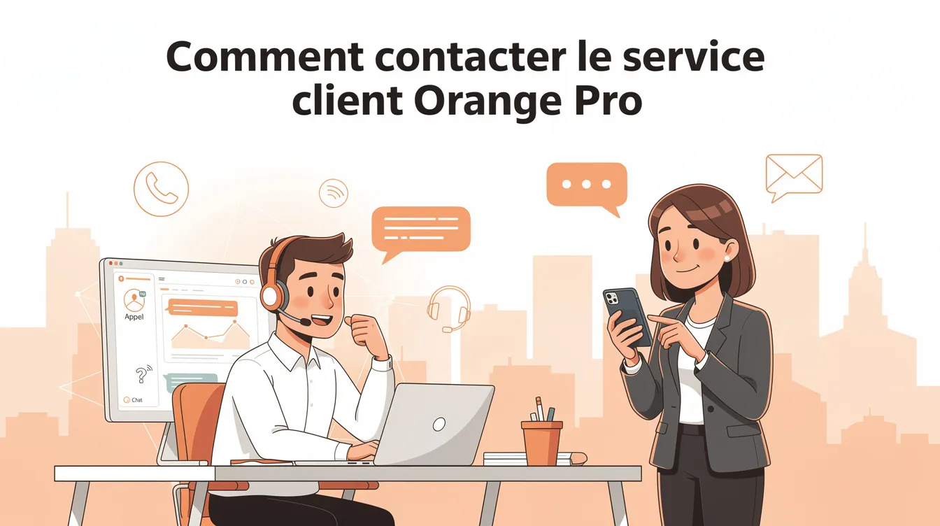 Comment contacter le service client Orange Pro