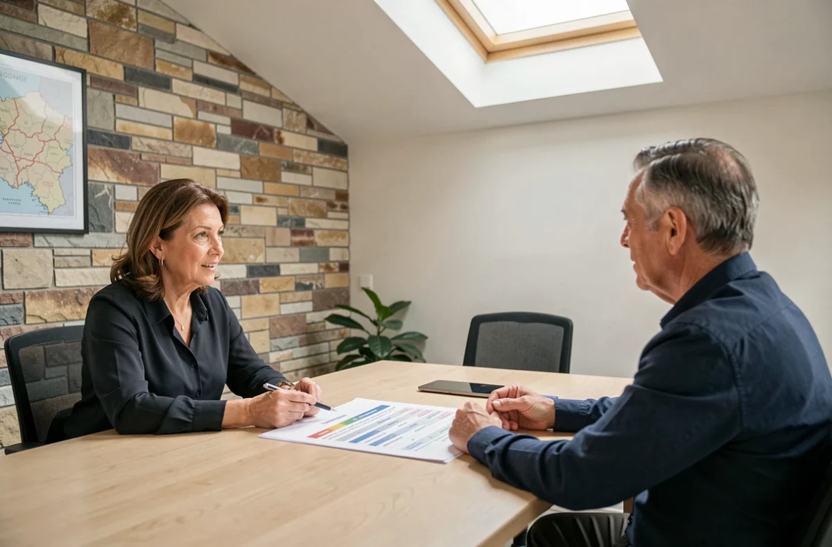 Courtier Credimmo en rendez-vous de prêt immobilier en Bourgogne