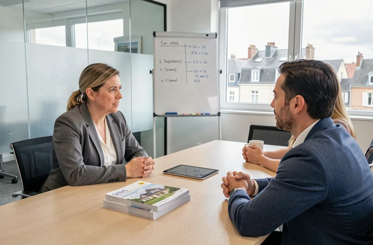 Christine Piersiak, courtière crédit immobilier en consultation à Sens